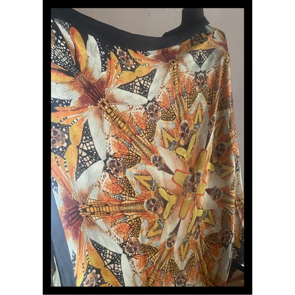 Authentic Alexander McQueen Extra Large Silk Scarf Shawl - Plato’s Atlantis Era